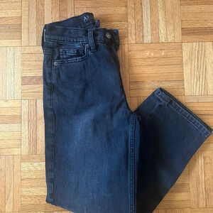 Black high waisted vintage straight jean